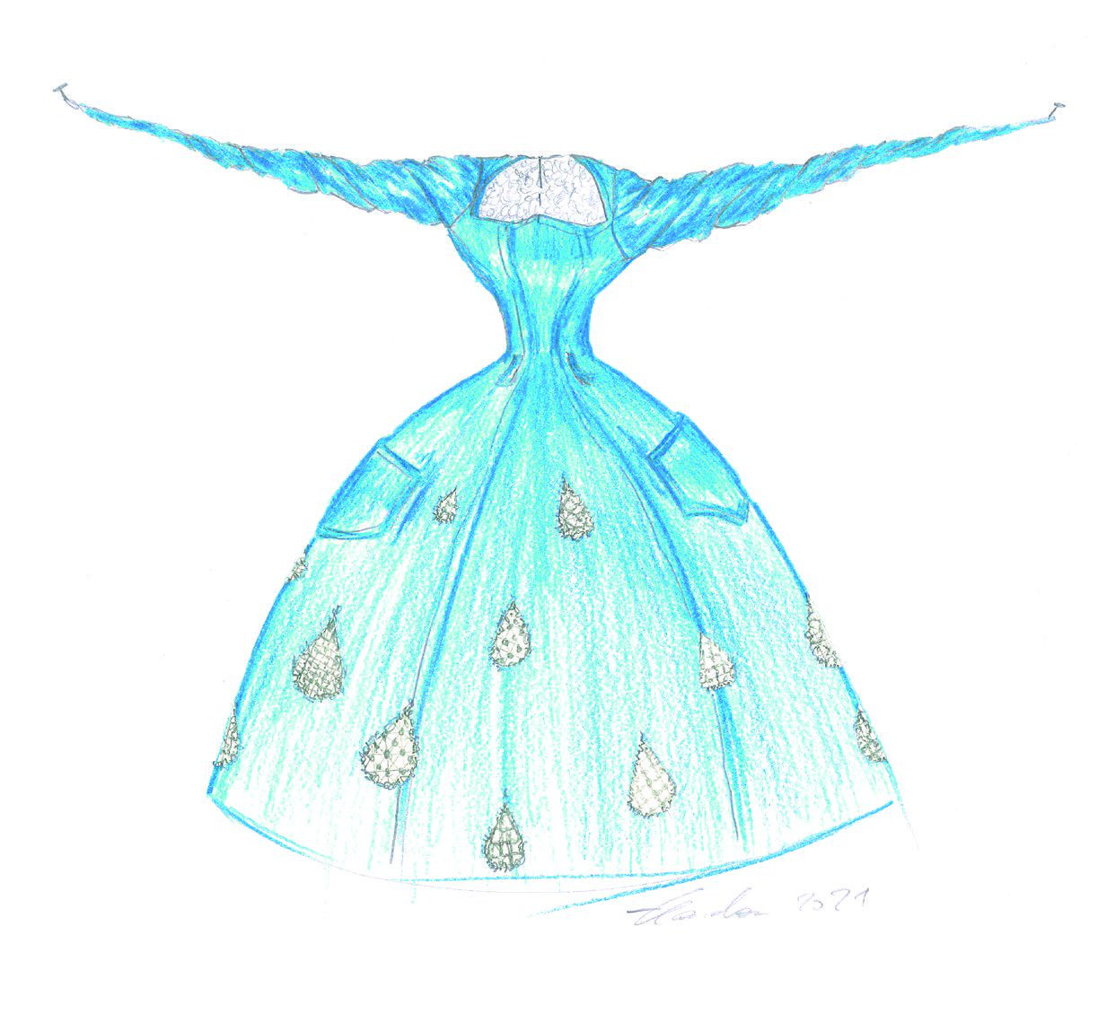 ©adagp - La Robe d'après minuit, Franck Claudon, 2022